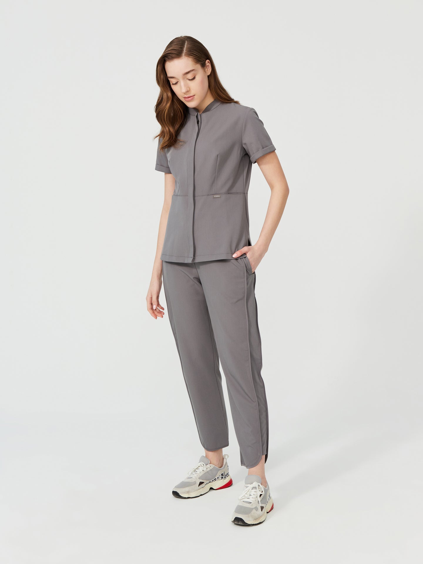 Cosa Di® Women’s Scrub Set - Grey