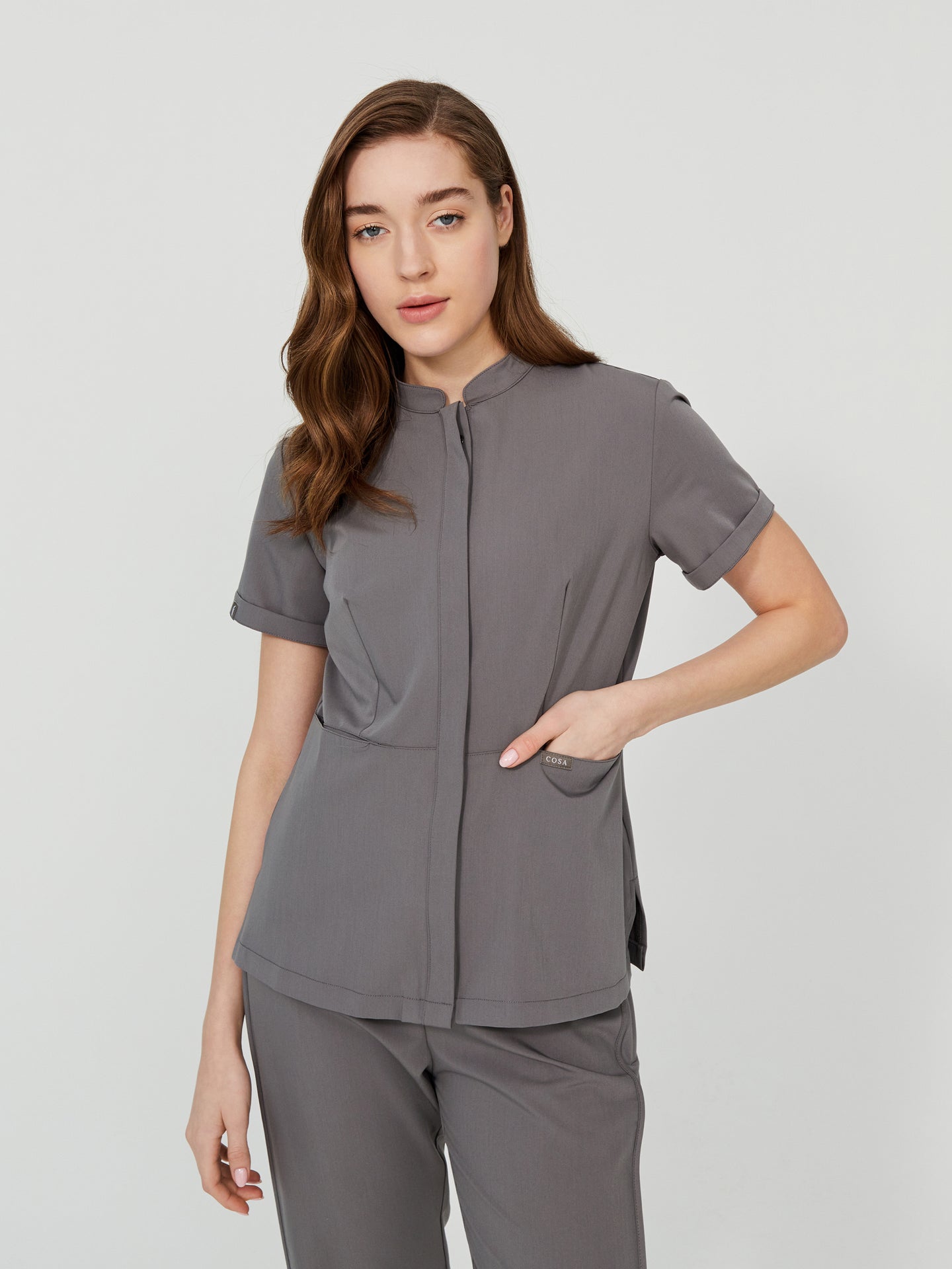 Cosa Di® Women’s Scrub Set - Grey