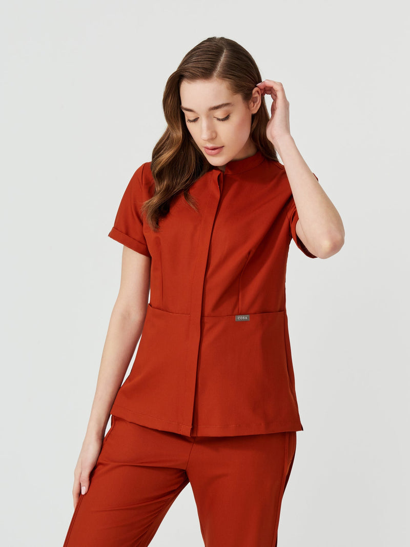 Cosa Di® Women’s Scrub Set - Brick