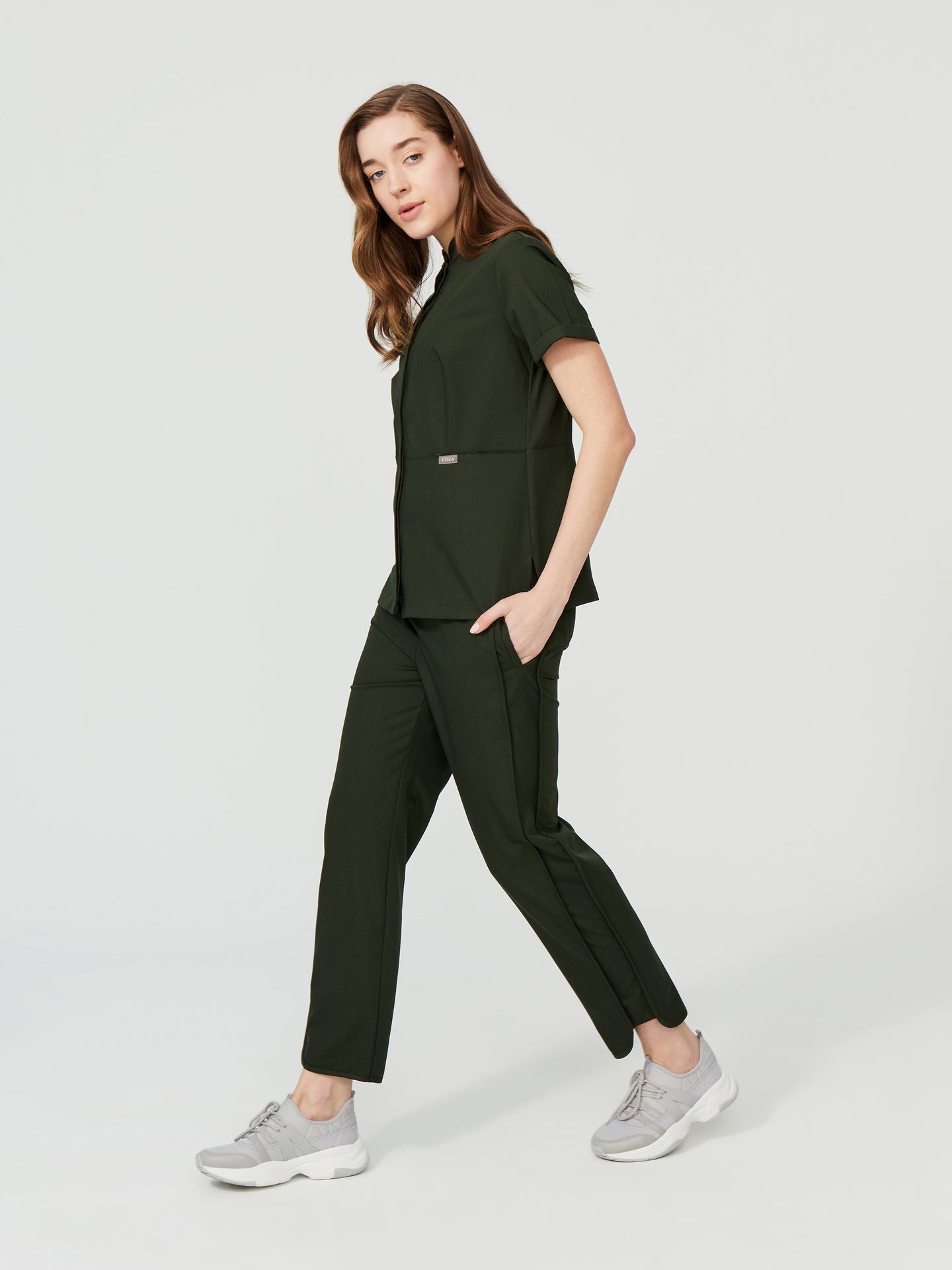 Cosa Di® Women’s Scrub Set - Pine Green