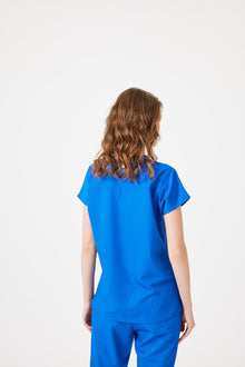 Cosa Fortius® Women’s V-Neck Scrub Top – Royal Blue