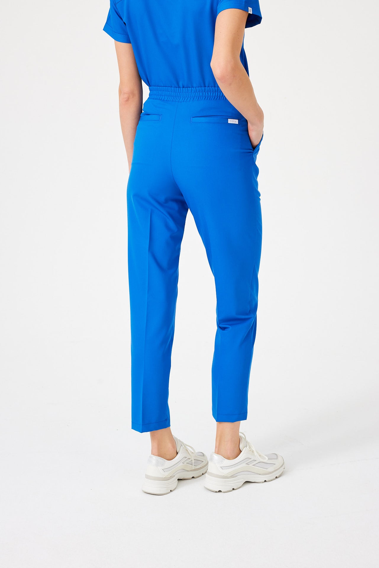 Cosa Citius® Women’s Pleated Pants – Royal Blue