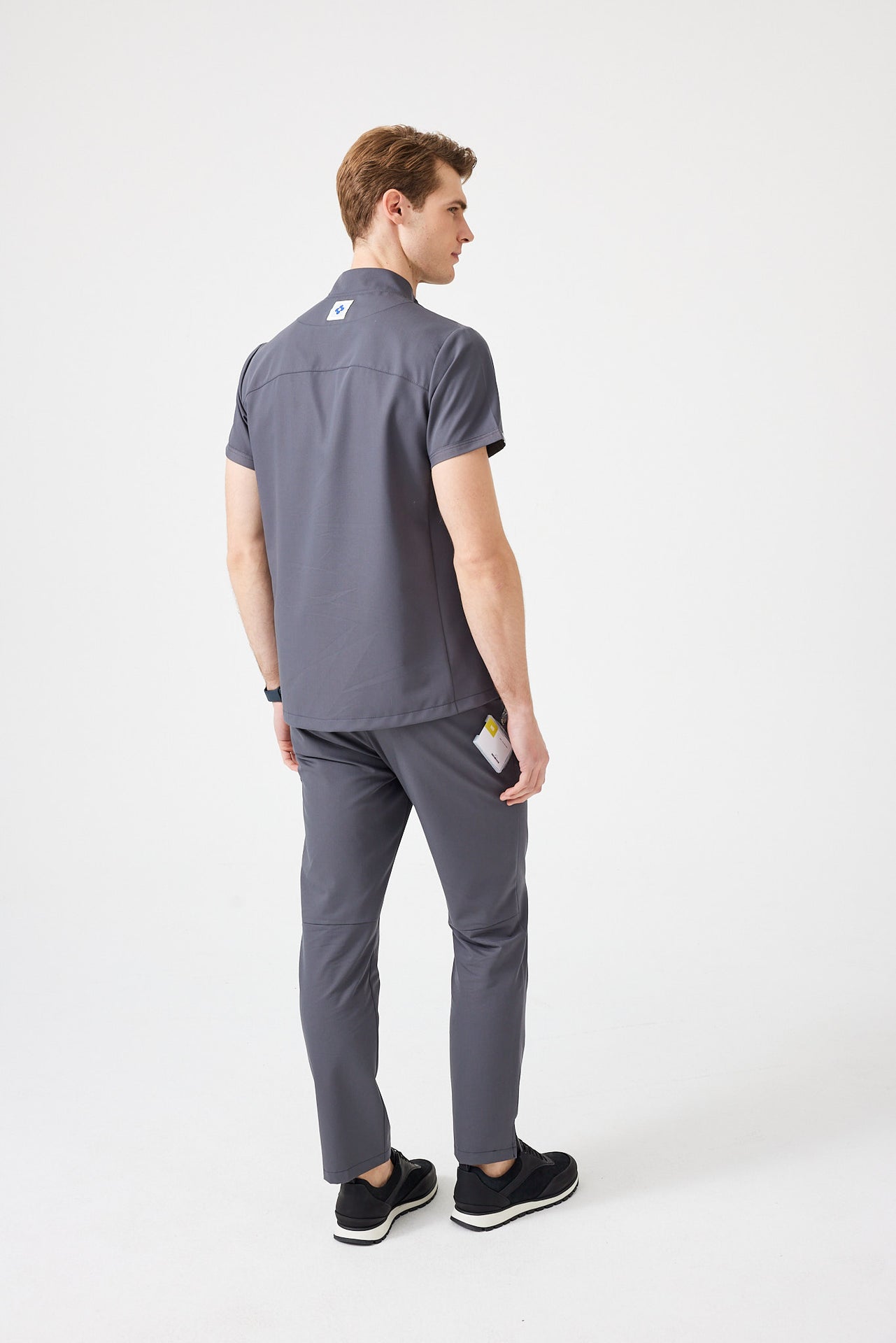 Cosa Altius® Men’s Stand Collar Top – Anthracite