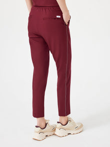 Cosa Fortius® Women’s Contrast Stitch Pants - Burgundy