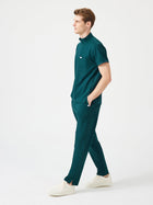 Cosa Altius® Men’s Stand Collar Top – Petrol Green