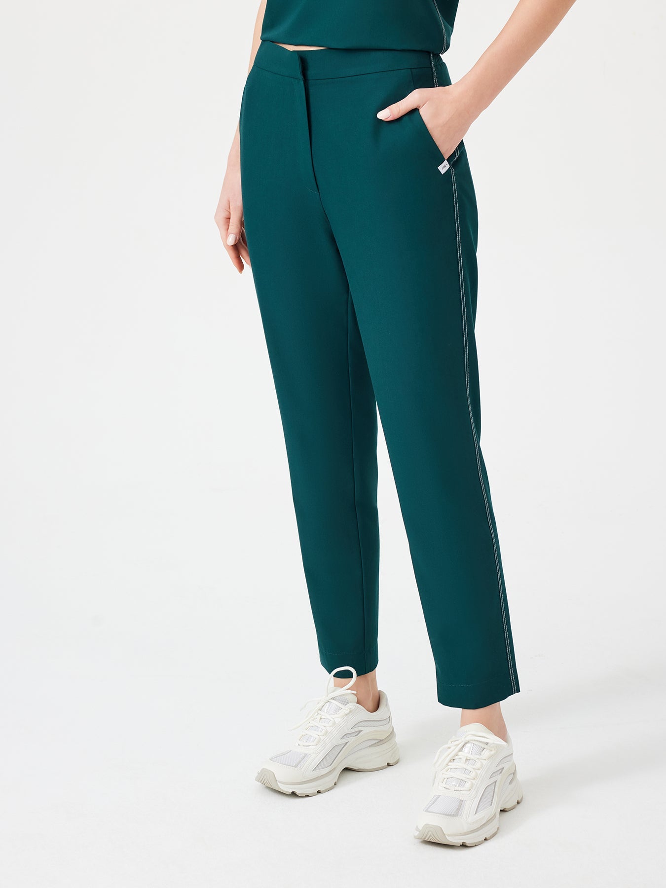 Cosa Fortius® Women’s Contrast Stitch Pants - Petrol Green