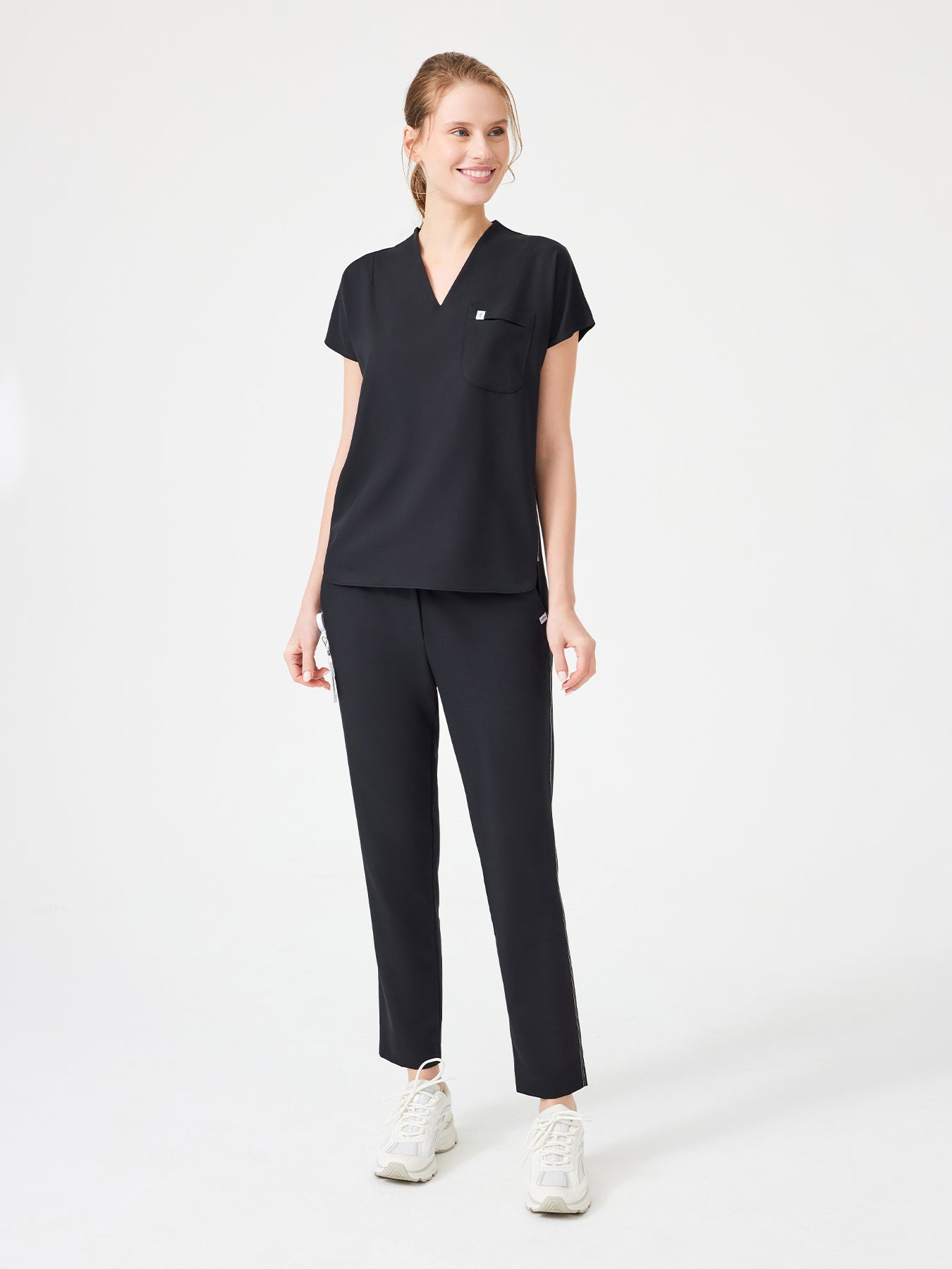 Cosa Fortius® Women’s Contrast Stitch Pants - Black
