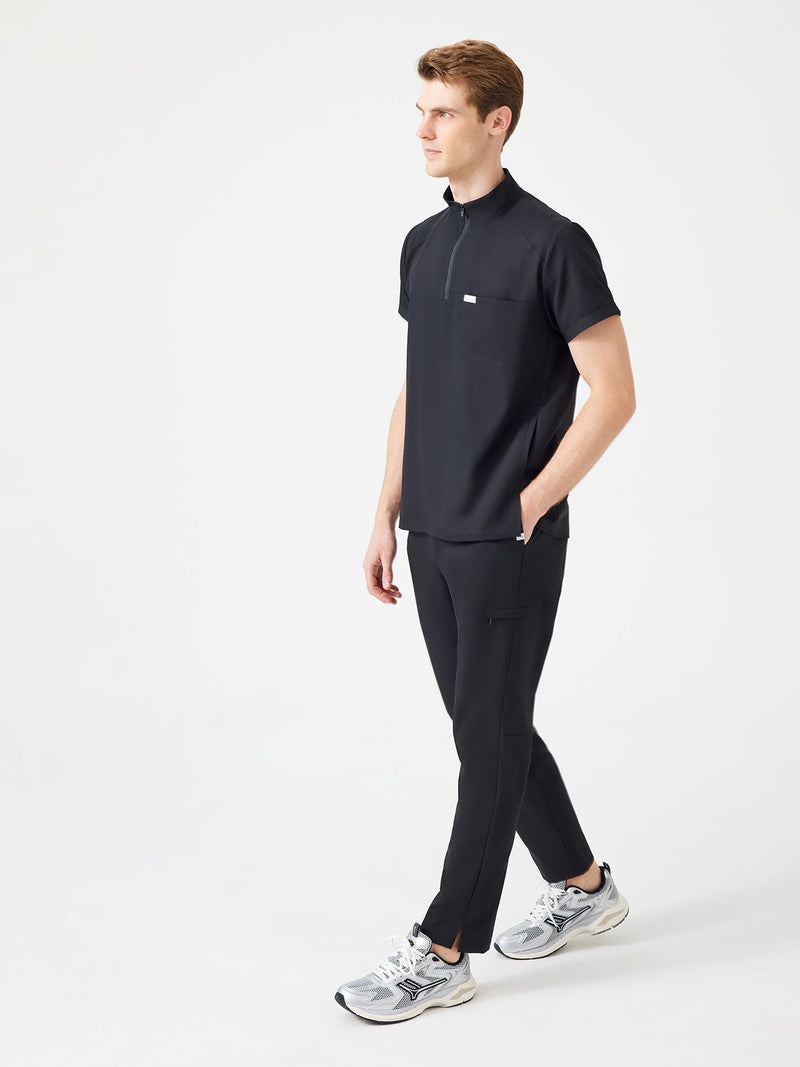 Cosa Altius® Men’s Stand Collar Top – Black