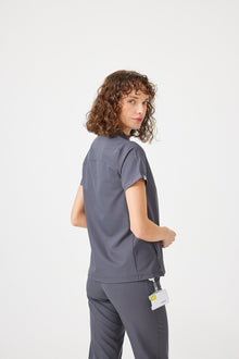 Cosa Citius® Women’s Short Sleeve Top – Anthracite