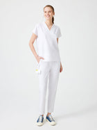 Cosa Fortius® Women’s V-Neck Scrub Top – White