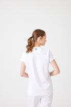 Cosa Fortius® Women’s V-Neck Scrub Top – White