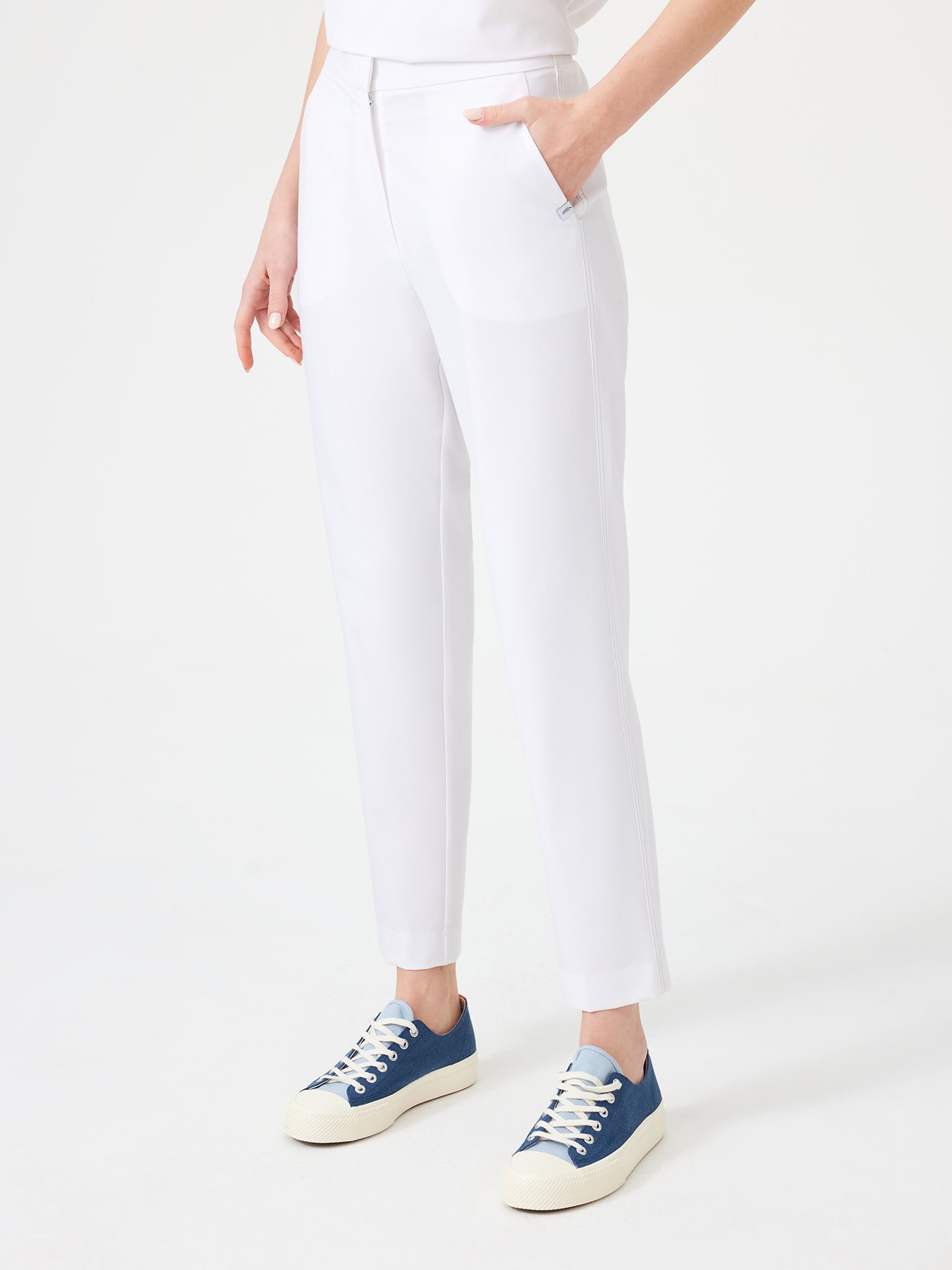 Cosa Fortius® Women’s Contrast Stitch Pants - White