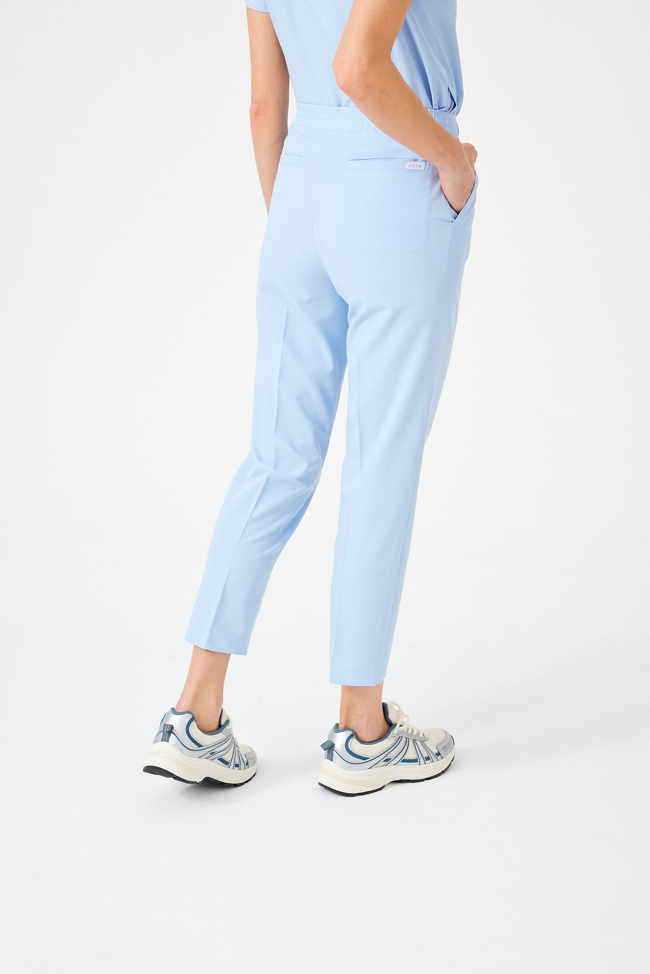 Cosa Citius® Women’s Pleated Pants – Ice Blue