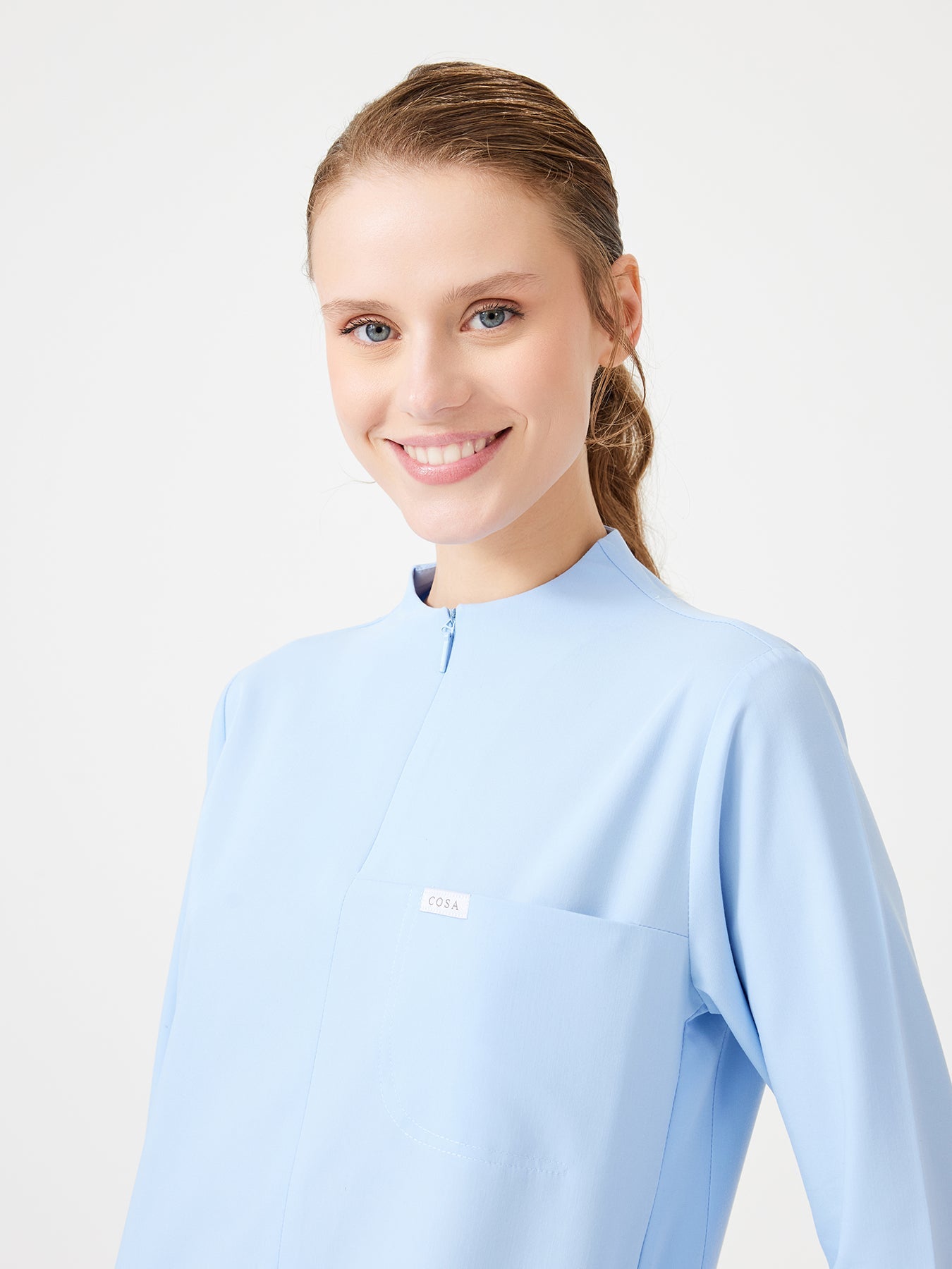 Cosa Citius® Women's Long Sleeve Top - Ice Blue