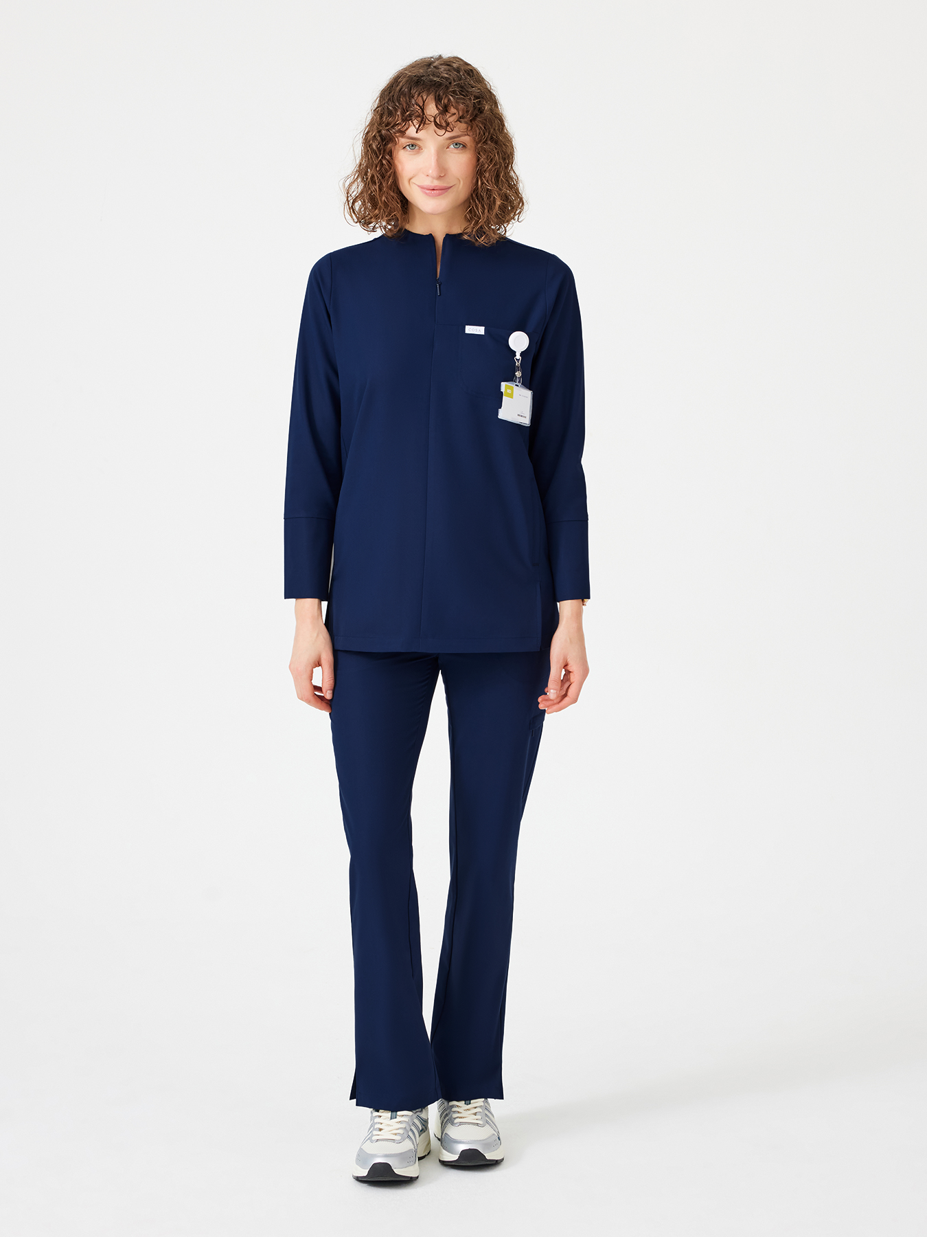 Cosa Citius® Women's Long Sleeve Top - Light Navy