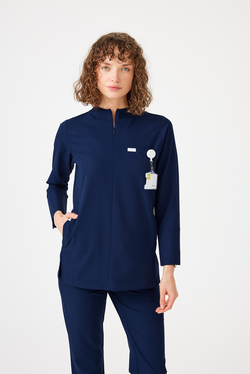 Cosa Citius® Women's Long Sleeve Top - Light Navy