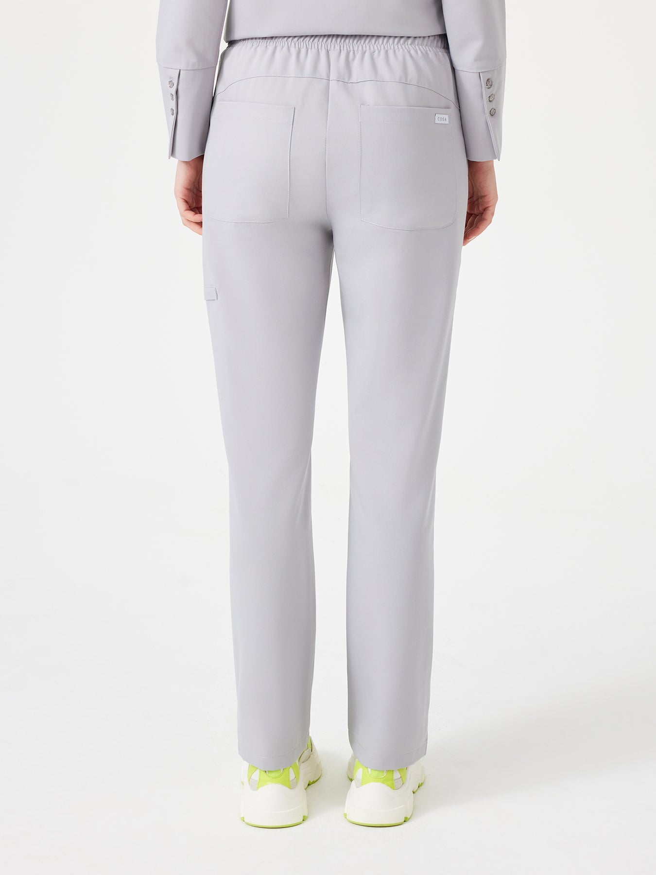 Cosa Citius® Women’s Straight Fit Pants – Light Grey