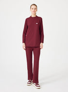 Cosa Citius® Women's Long Sleeve Top - Burgundy