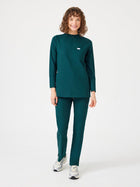 Cosa Citius® Women's Long Sleeve Top - Petrol Green