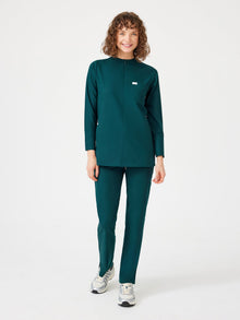 Cosa Citius® Women's Long Sleeve Top - Petrol Green