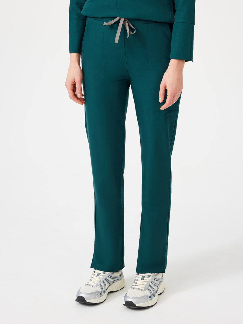 Cosa Citius® Women’s Straight Fit Pants – Petrol Green