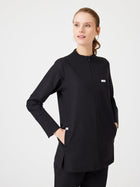 Blusa Sanitaria de Manga Larga Cosa Citius® Mujer – Negro