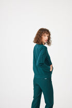 Cosa Bomber Scrub Jacket ® Women - Petrol Green