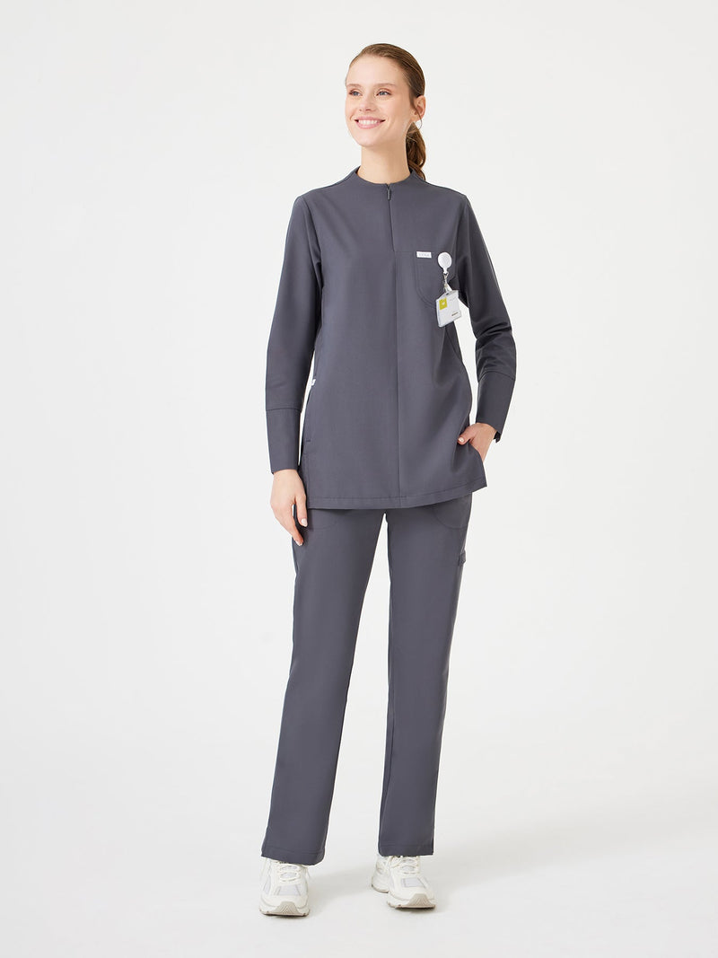 Cosa Citius® Women's Long Sleeve Top - Anthracite