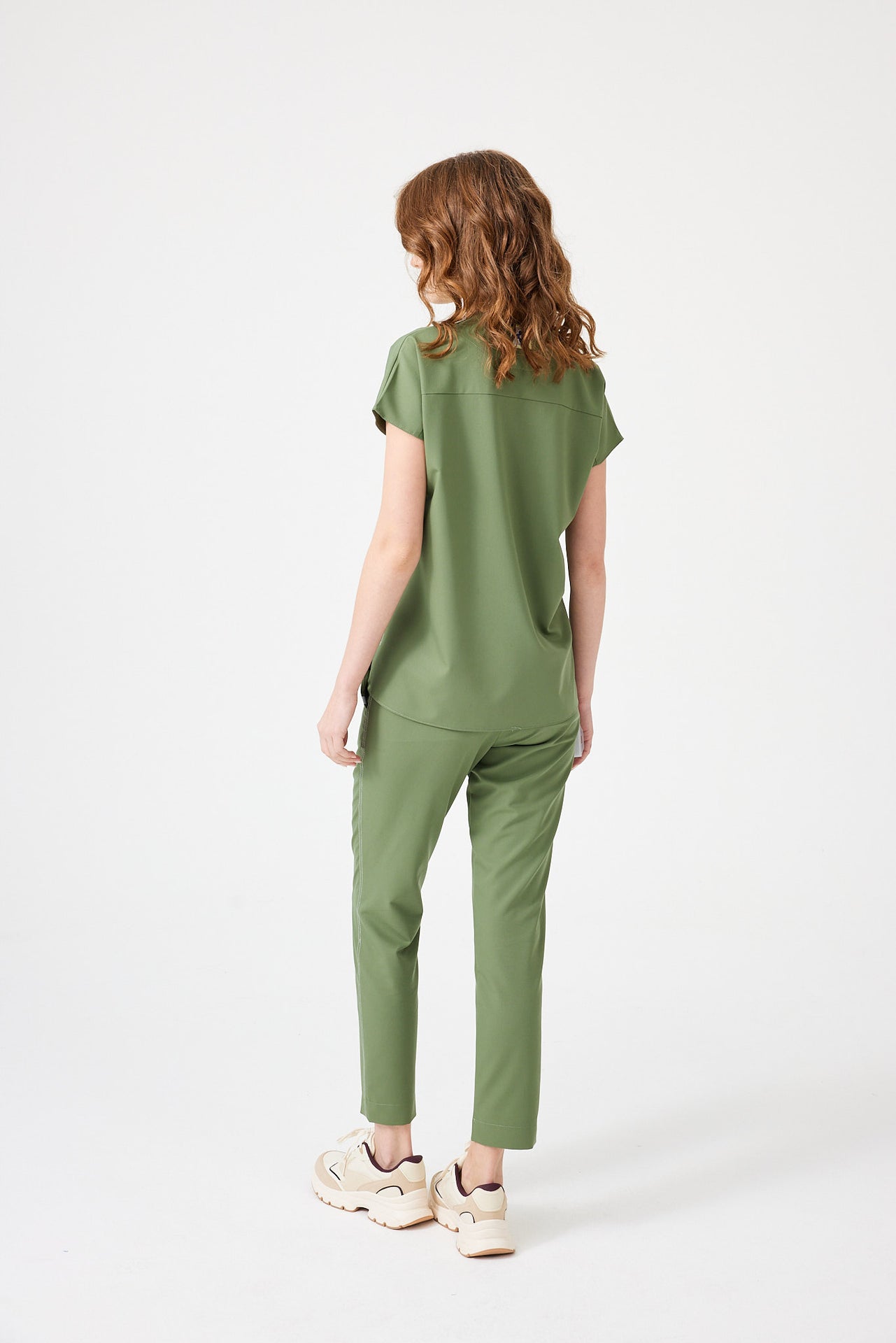 Cosa Fortius® Women’s Contrast Stitch Pants - Sage Green