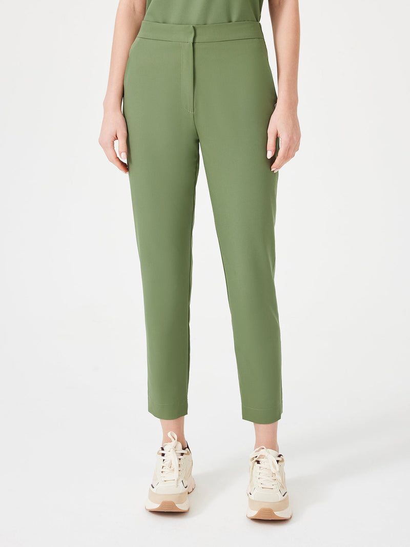 Cosa Fortius® Kadın Kontrast Dikişli Pantolon- Çağla Yeşili