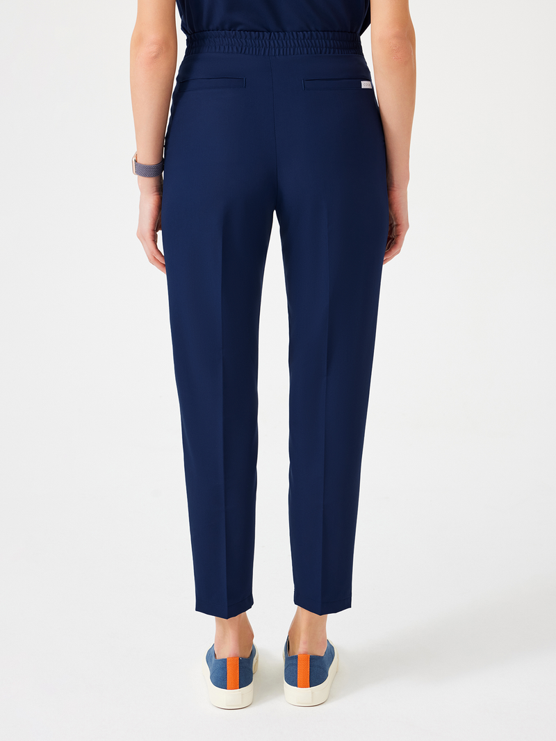 Cosa Citius® Women’s Pleated Pants – Light Navy