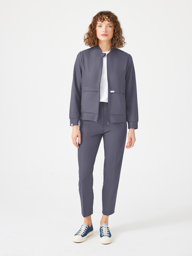 Cosa Bomber Scrub Jacket ® Women - Anthracite