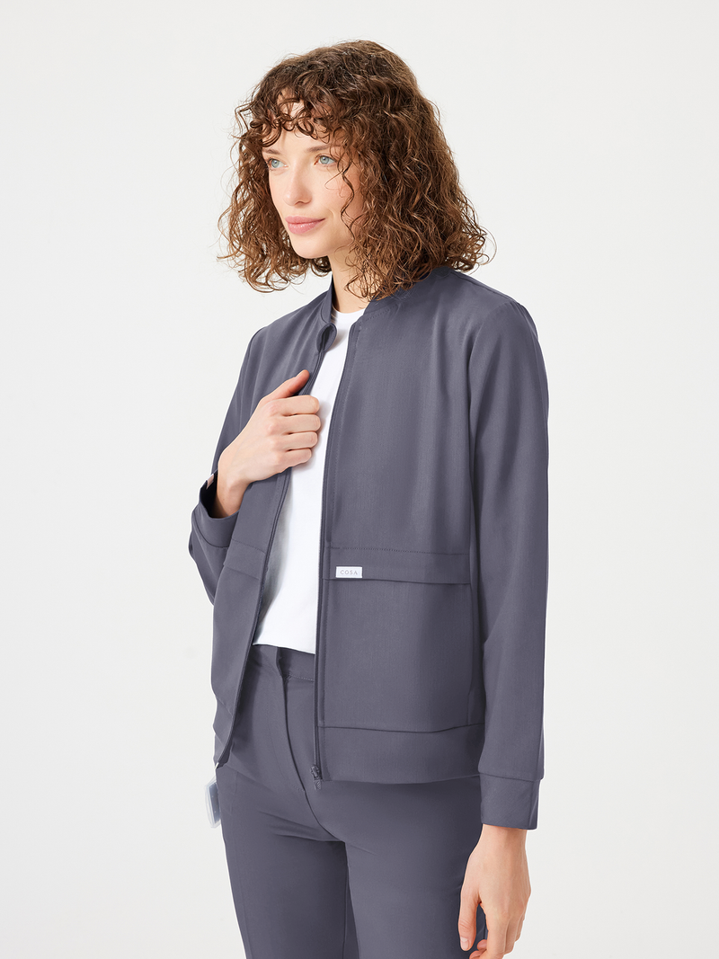 Cosa Bomber Scrub Jacket ® Women - Anthracite