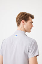 Cosa Altius® Men’s Stand Collar Top – Light Grey