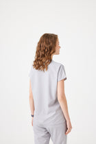 Cosa Fortius® Women’s V-Neck Scrub Top – Light Grey