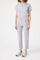 Cosa Citius® Women’s Pleated Pants – Light Grey