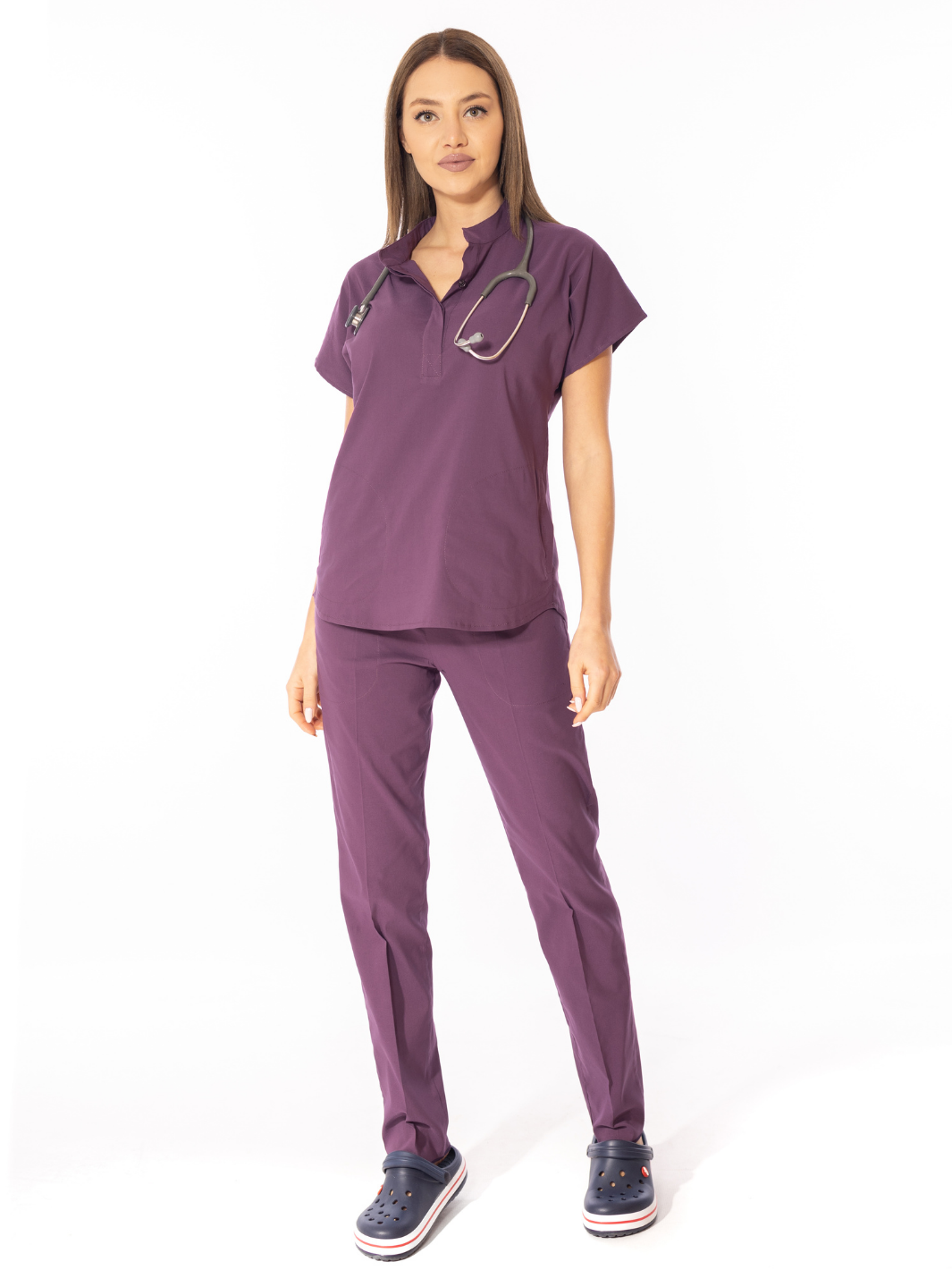 COSA Comfort Scrub Set – Plum