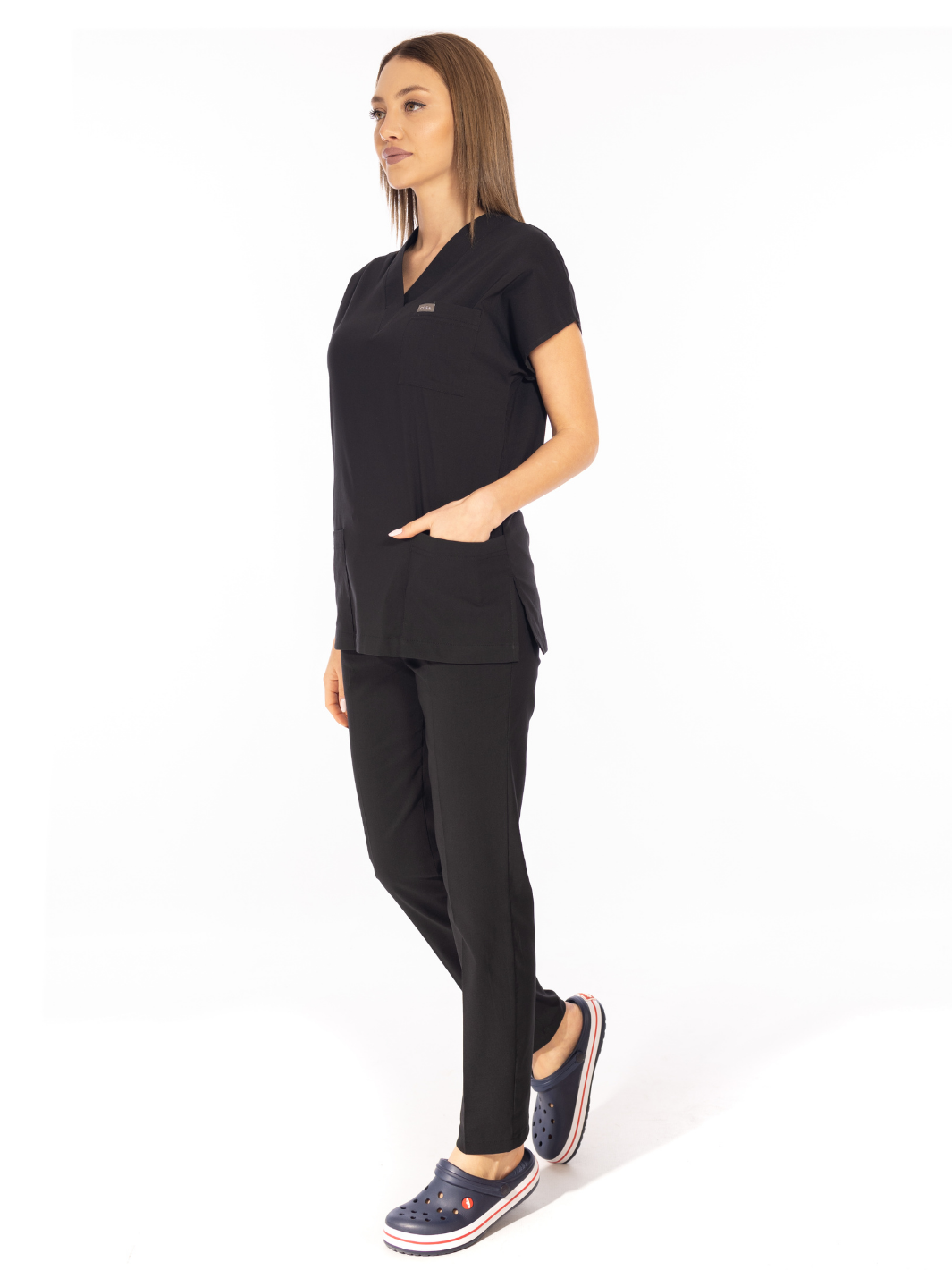 Cosa Flex Scrub Set - Black