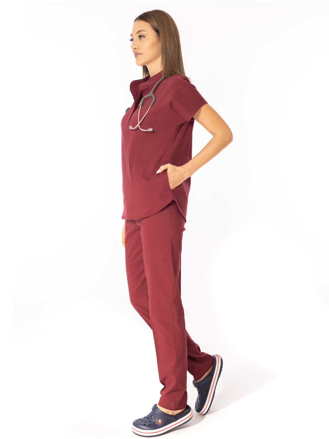 COSA Comfort Scrub Set – Burgundy