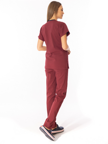 Cosa Flex Scrub Set - Burgundy