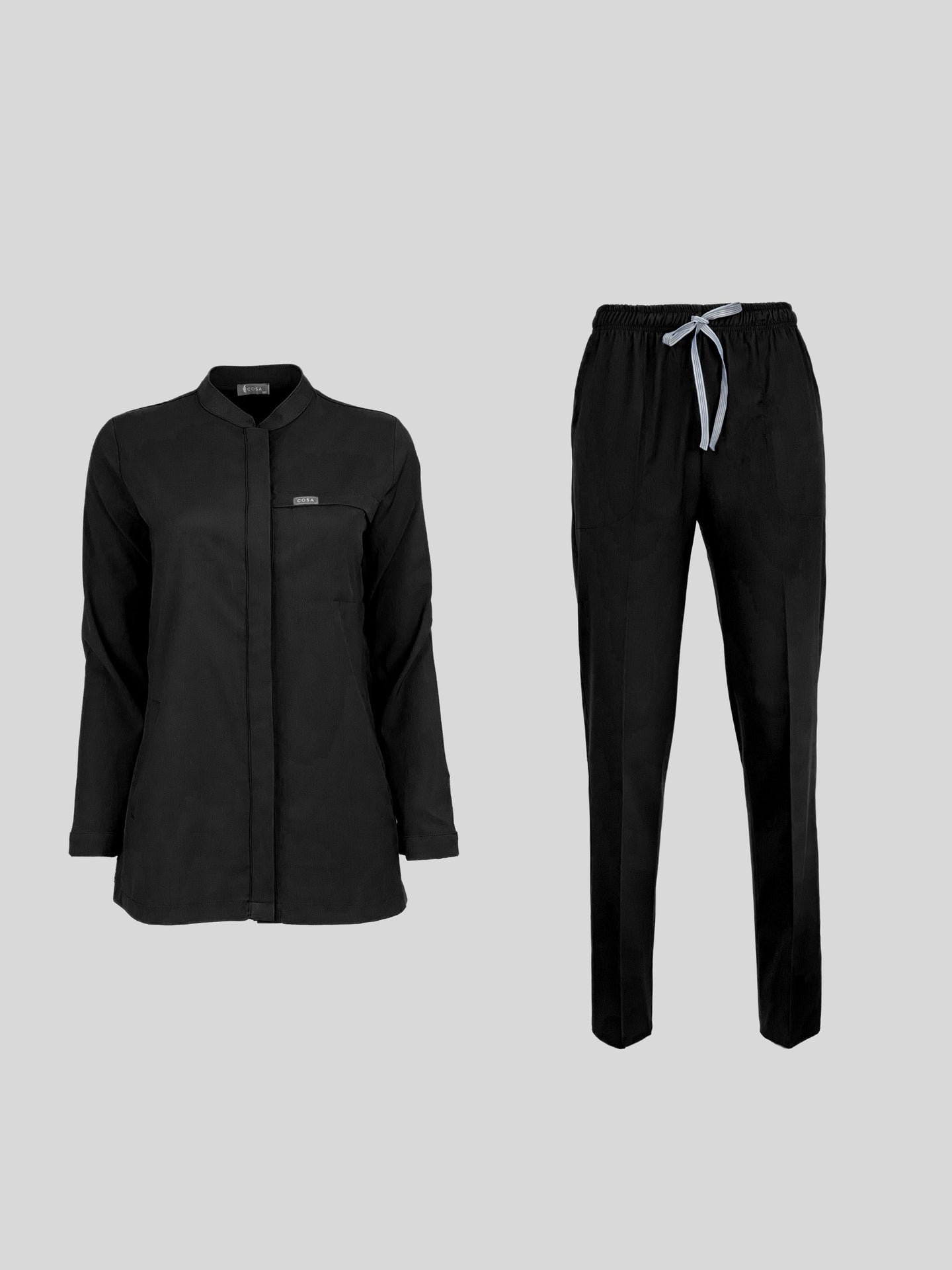 Cosa Luna Women's Scrub Set - Black