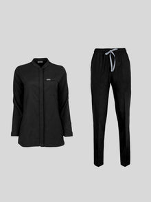 Cosa Luna Women's Scrub Set - Black