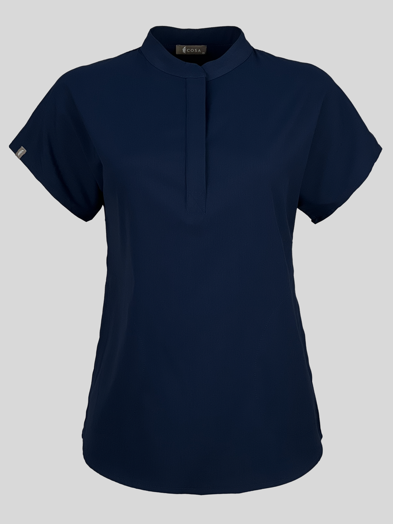 Navy Cosa Comfort Plus⁺ Scrub Top