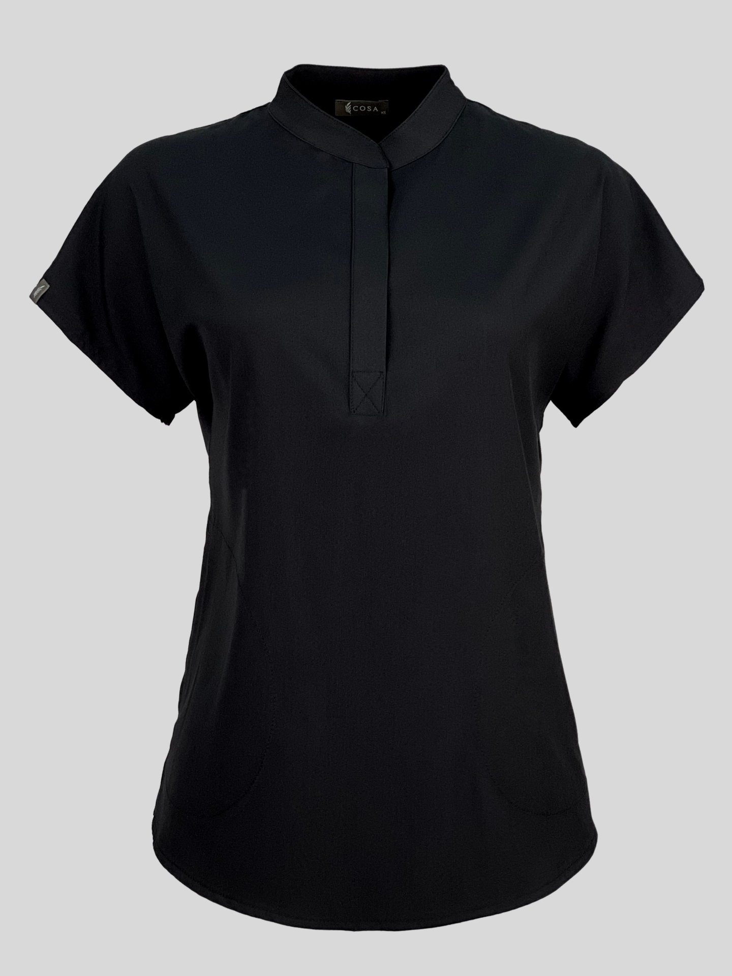 Black Cosa Comfort Plus⁺ Scrub Top