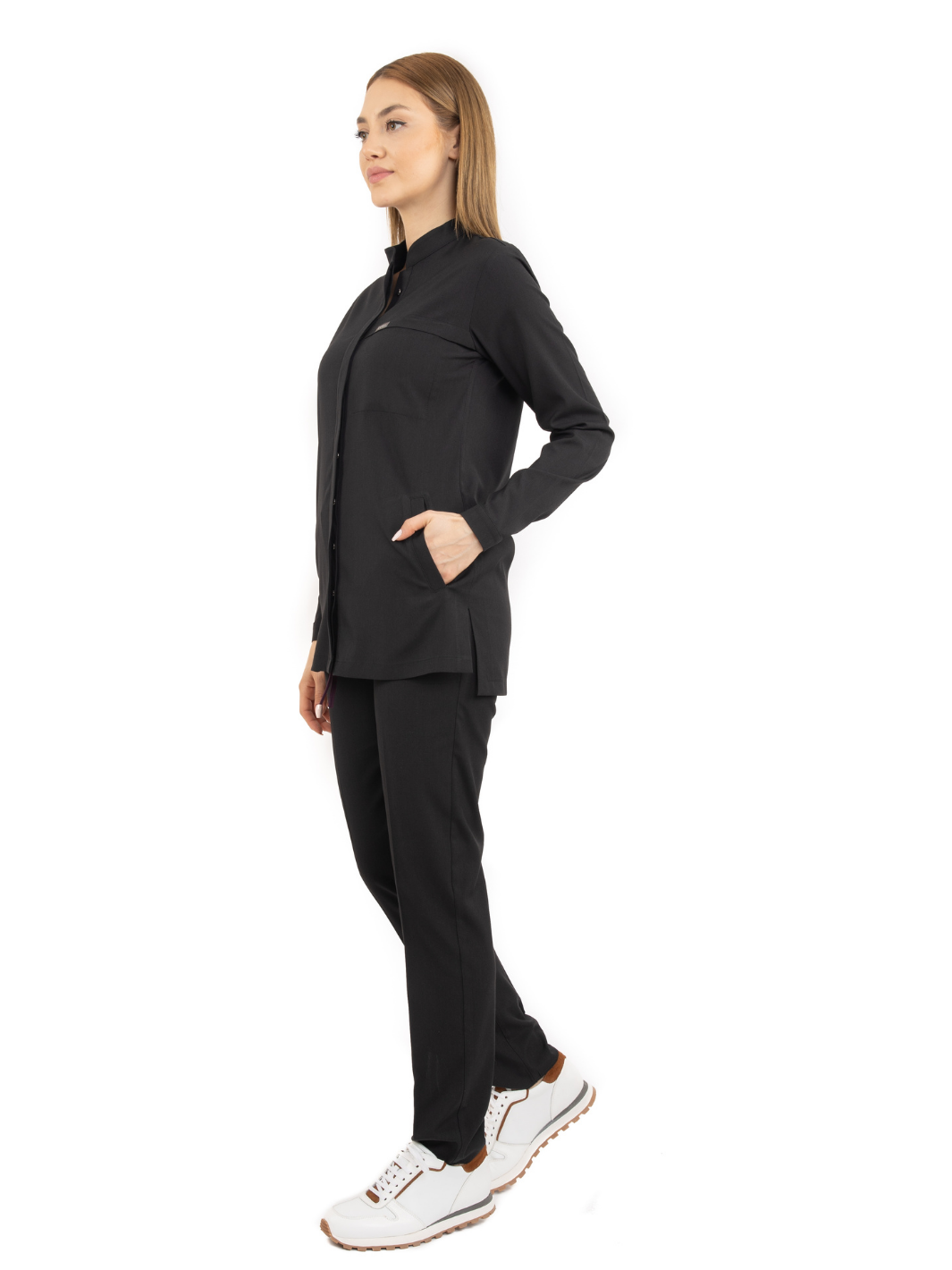 Cosa Luna Women's Scrub Set - Black