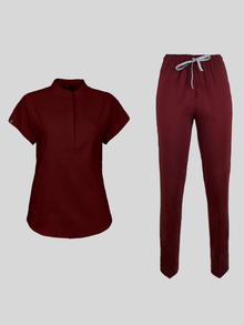 COSA Comfort Scrub Set – Burgundy