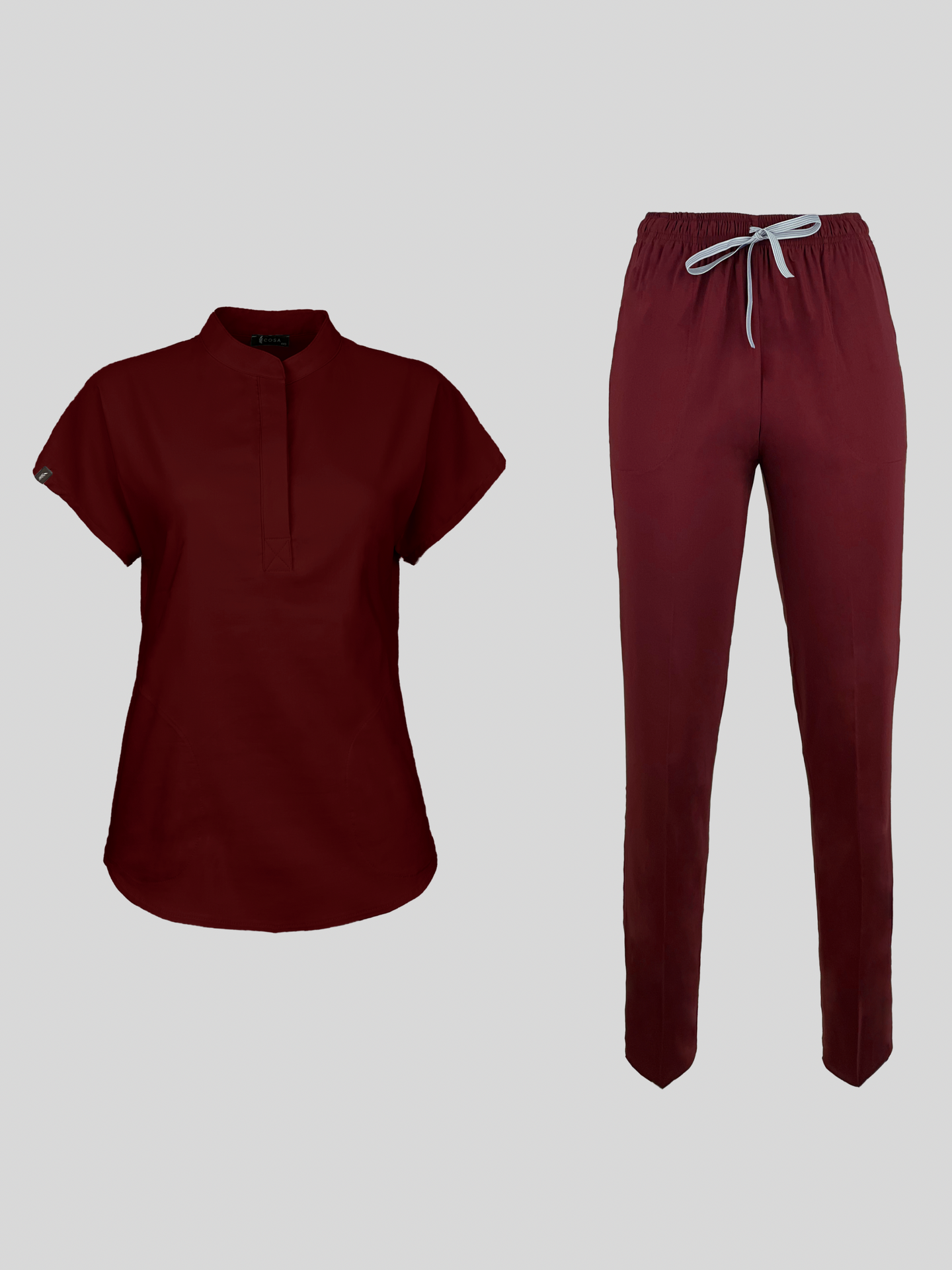 COSA Comfort Scrub Set – Burgundy