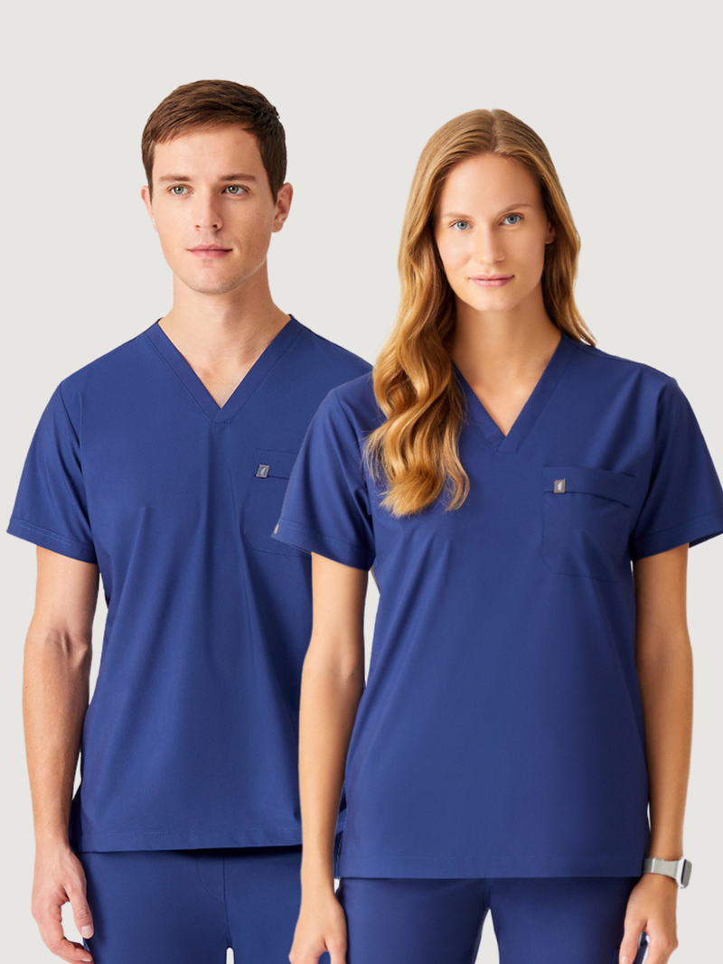 Cosa Zero° Scrub Top – Night Blue