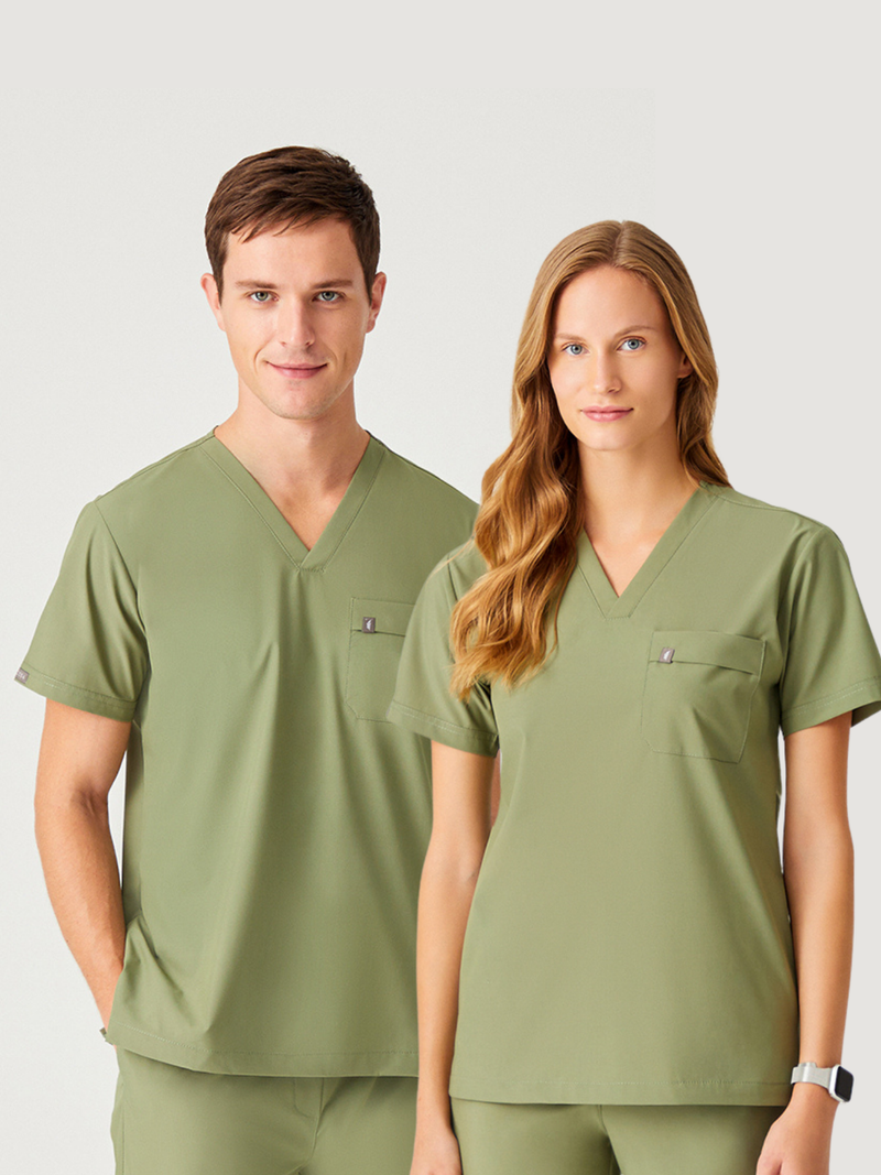 Cosa Zero° Scrub Top – Sage Green