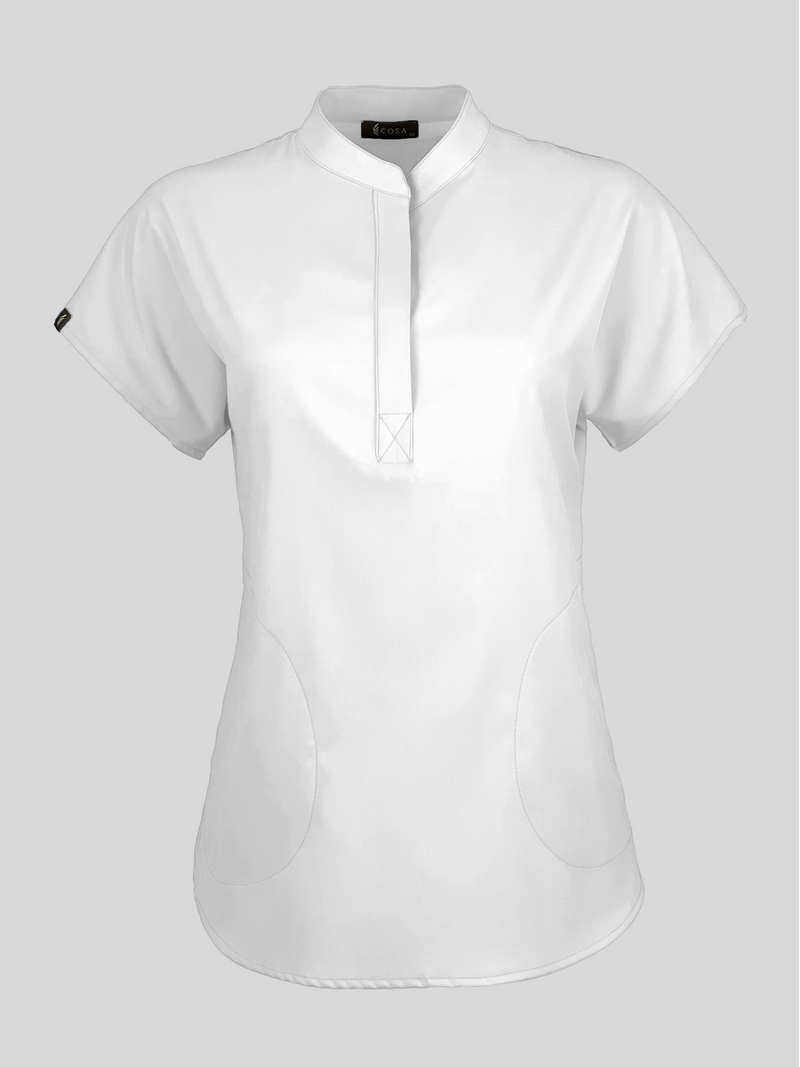White Cosa Comfort Plus⁺ Scrub Top